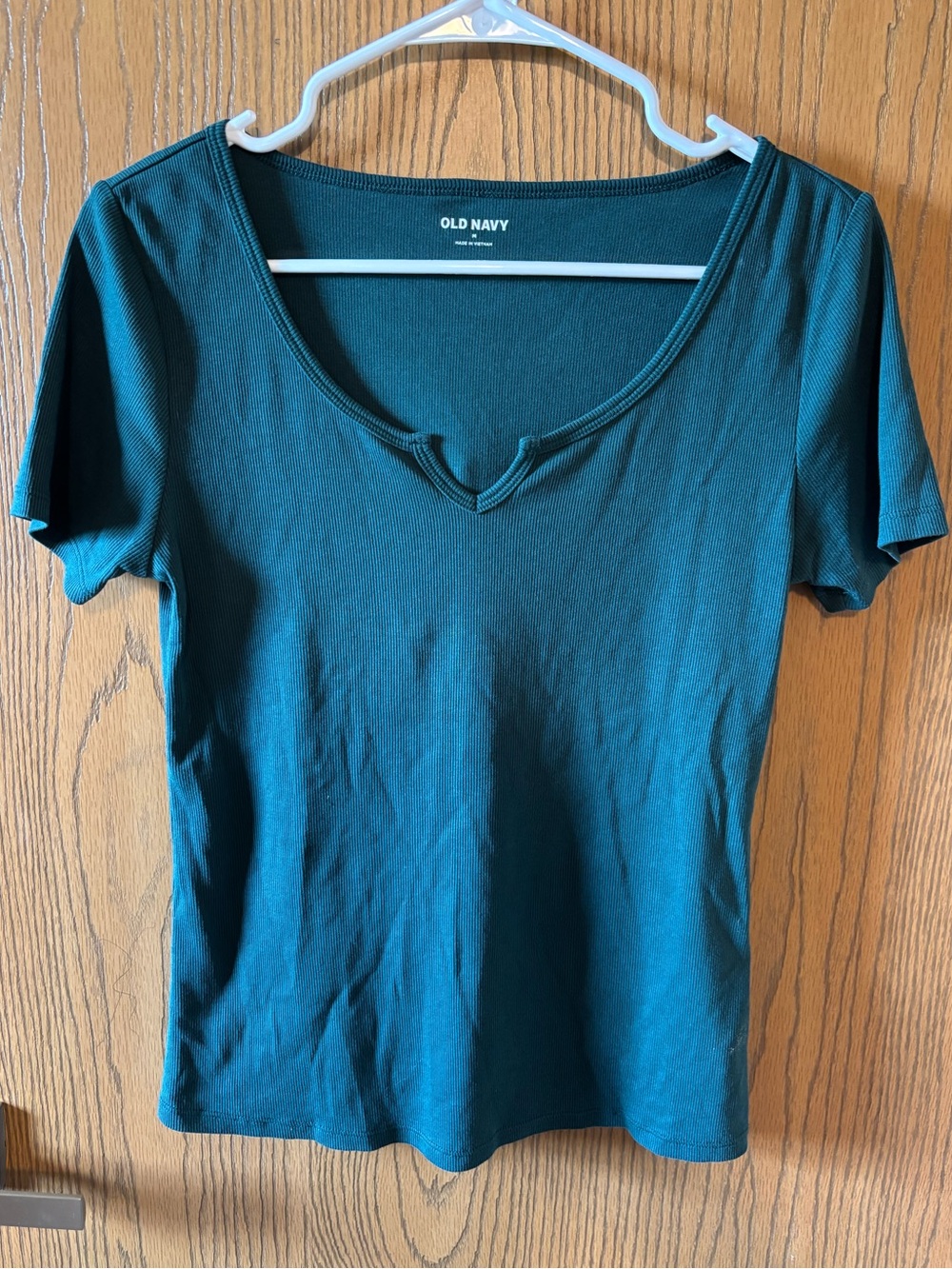 Old Navy Dark Teal Scoop Neck Short Sleeve Tee
